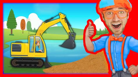 blippi mini excavator|excavator blippi lyrics.